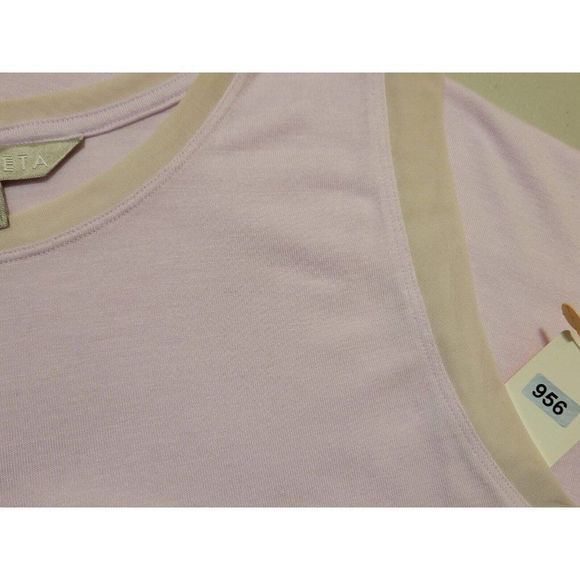 ATHLETA WOMEN'S BLUSH PINK T-SHIRT TOP TANK SIZE L #956 - Picture 9 of 9